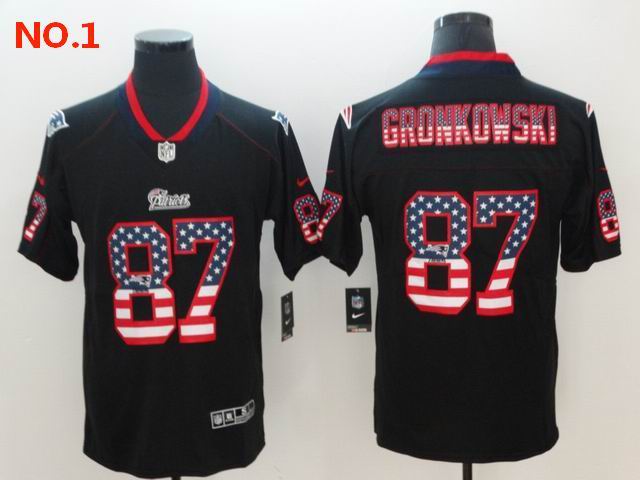 Men's New England Patriots #87 Rob Gronkowski Jerseys-40